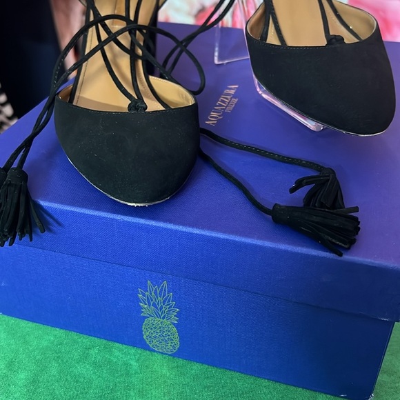 AQUAZZURA FIRENZE, Made in Italy SUEDE SHOES.
Includes box 🎀 - Picture 10 of 12